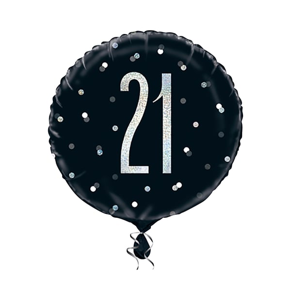 Unique Party Glitz Prismatic Age Foil Balloon
