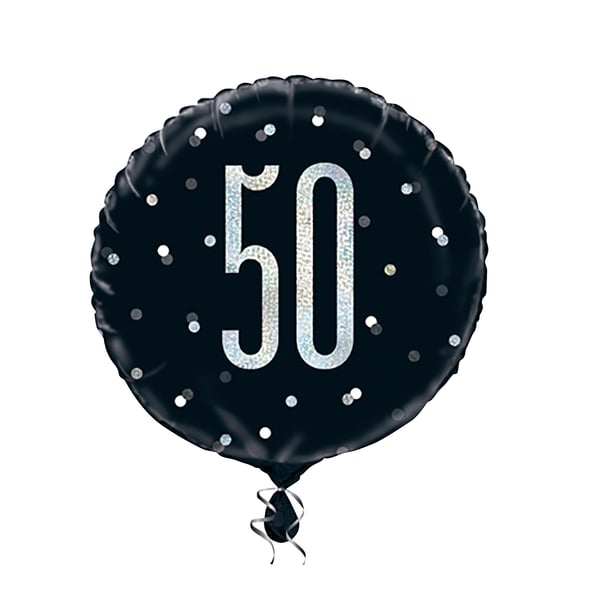 Unique Party Glitz Prismatic Age Foil Balloon