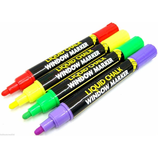 County Stationery kritmarkör (4-pack)