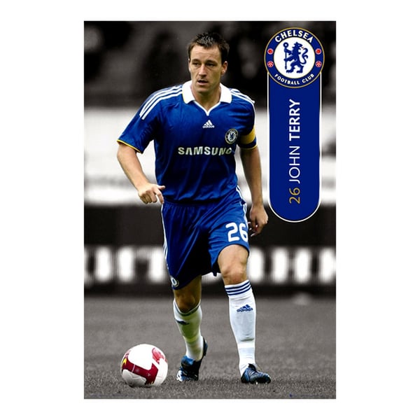 Chelsea FC Official John Terry Football Player Wall Poster