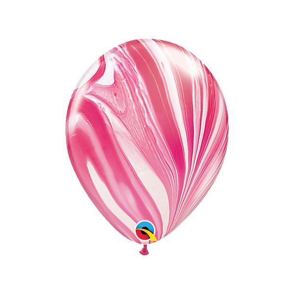 Qualatex Superagate Latex Swirl Balloons (Pack of 25)