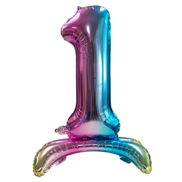 Realmax seisova numero 1 sateenkaaren gradienttifoliopallo