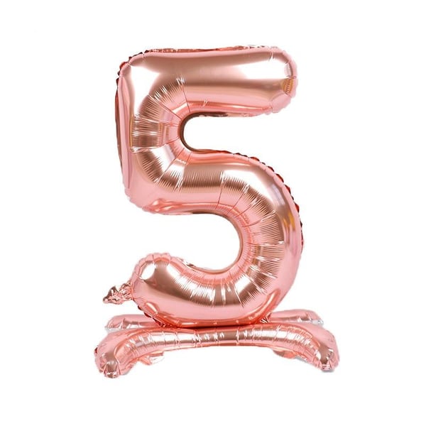 Realmax Standing Number 5 Foil Balloon