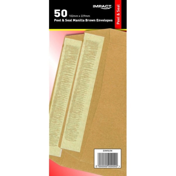 Slagtåliga kuvert (50-pack)