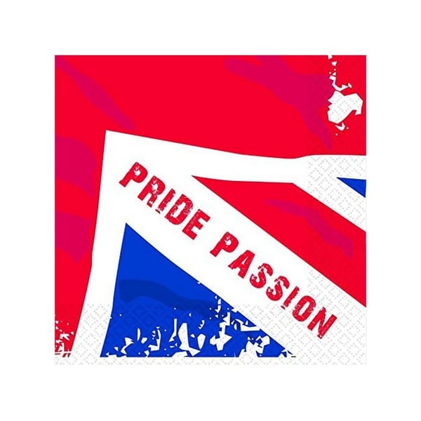 Amscan Luncheon Paper Union Jack Napkins (Pack of 16)