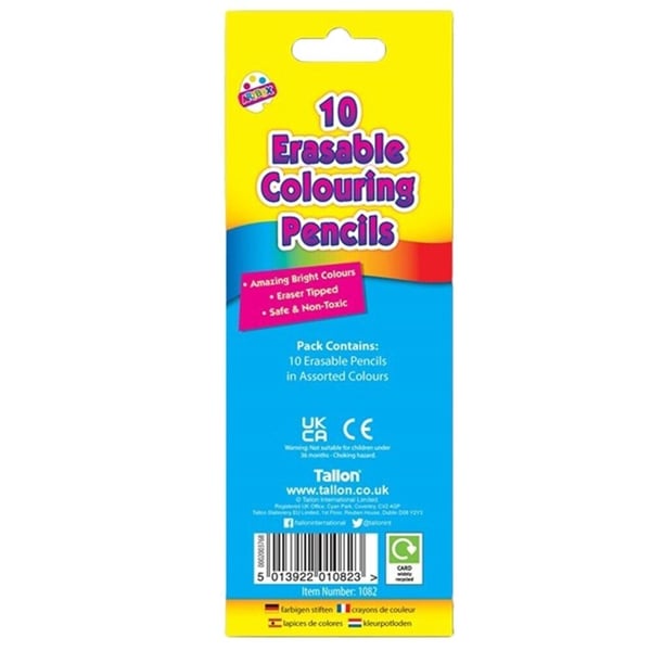 ArtBox Erasable Coloured Pencil (Pack of 10)