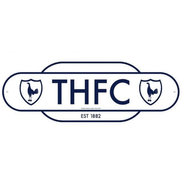 Tottenham Hotspur FC Retro Years Door Sign