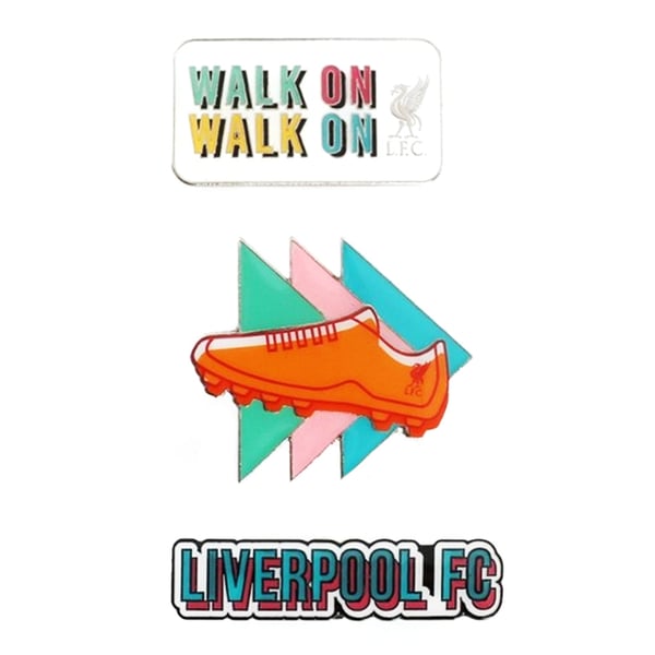 Liverpool FC Enamel Badge (Pack of 3)