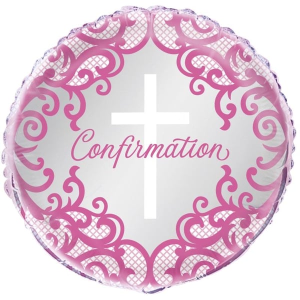 Unique Party Cross Confirmation Foil Balloon