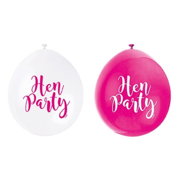 Unique Party Lateksi Polttaripallot (10 kpl pakkaus)