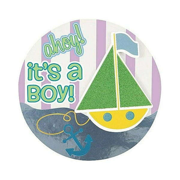 Unique Party It´s A Boy Baby Shower Party Badge