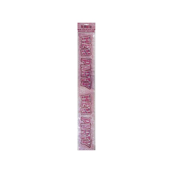Unique Party Foil Glitz Hen Night Banner