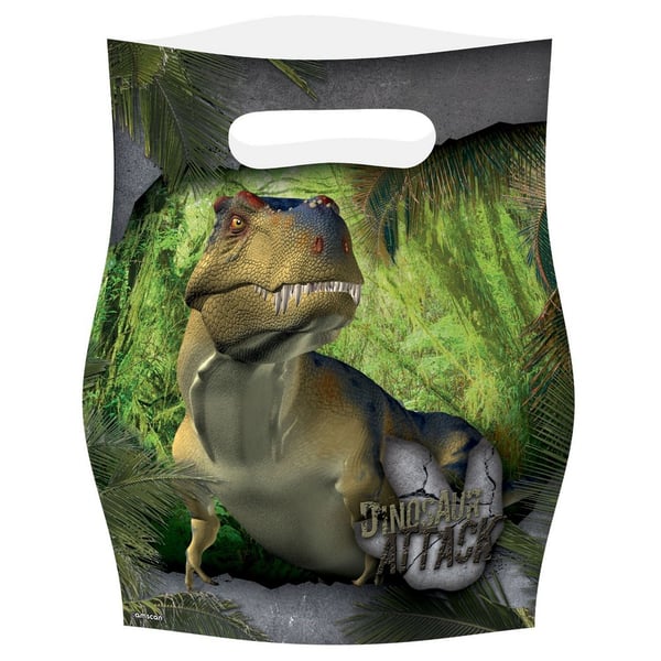 Amscan Dinosaur Attack -juhlapussit (8 kpl) Amscan Dinosaur Attack -juhlapussit (8 kpl)