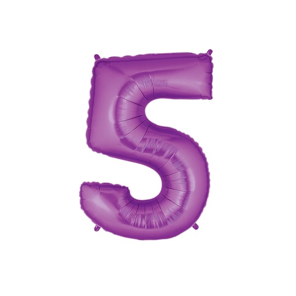 Oaktree Number 5 Foil Balloon