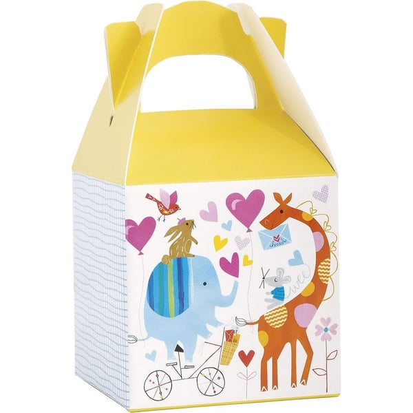 Unique Party Zoo Baby Shower Treat Box (Pack of 8)