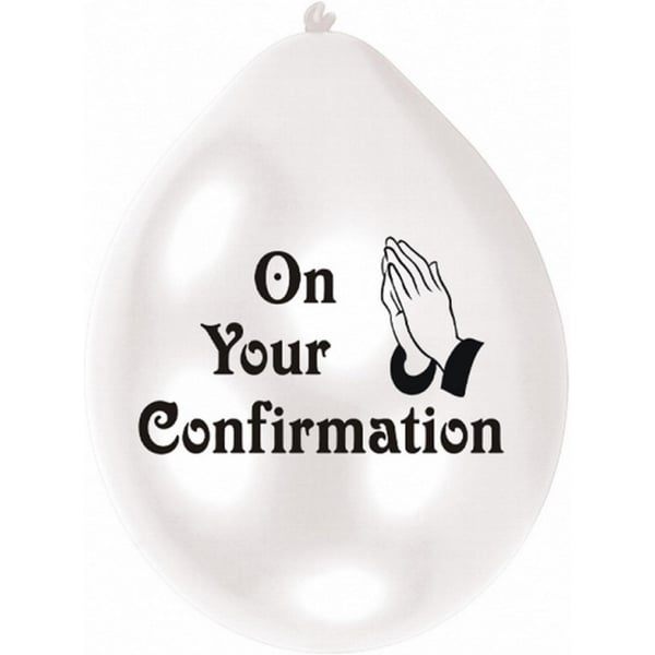Amscan On Your Confirmation Latex Balloons (Pack of 10)