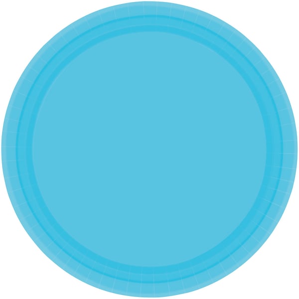Amscan Paper Plain -lautanen (8 kpl:n pakkaus)