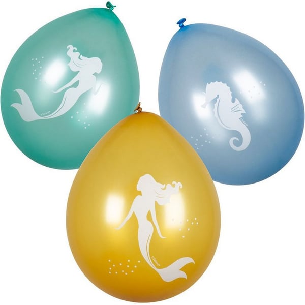 Under The Sea Mermaid Party Balloons (Pack of 6)