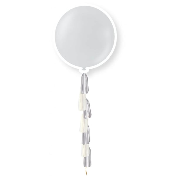 Globos Tassel Plain Balloons