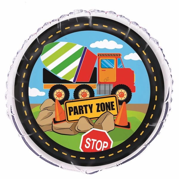 Unique Party Construction Party Foil Balloon
