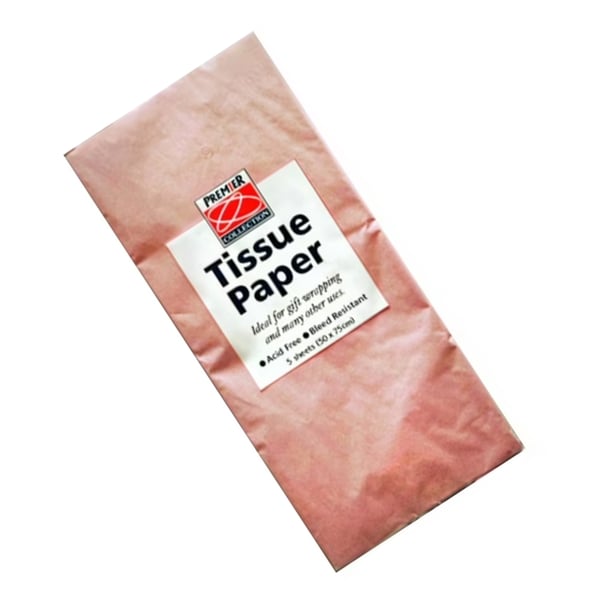 Premier Enfärgat Silkepapper (5-pack)