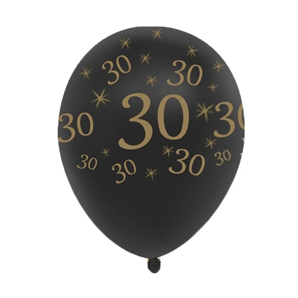 Creative Party Latex Pearlescent 30th Balloons (Pack of 50)