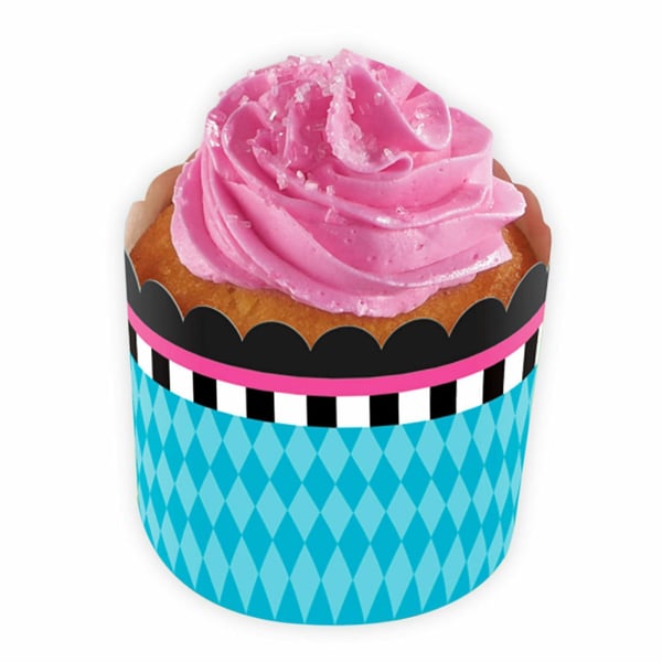 Amscan Paper Scalloped Birthday Muffin and Cupcake Cases (Pack of 24)
