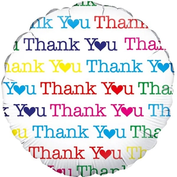 Oaktree Heart Thank You Foil Balloon
