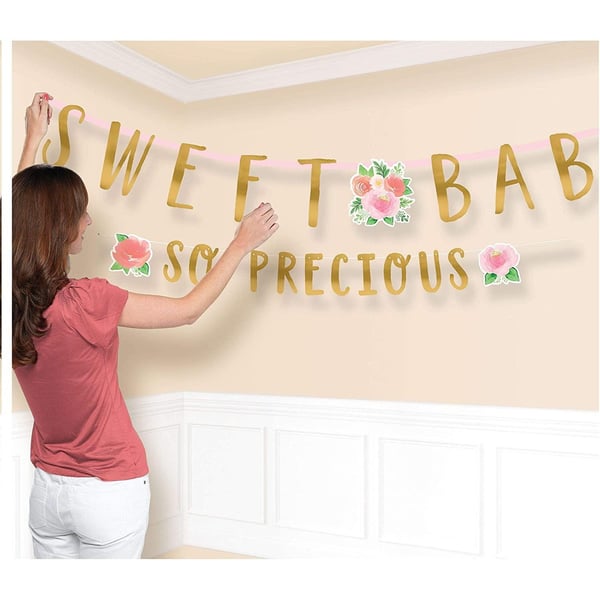 Amscan Floral Baby Shower Banner (Pack of 2)