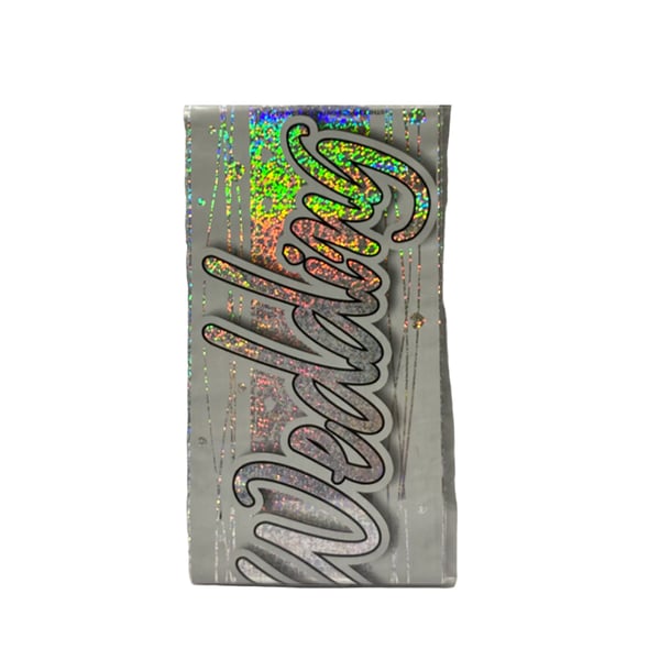 Foil Holographic Silver (25th) Wedding Anniversary Banner