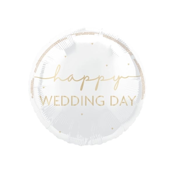 Unique Party Happy Wedding Day Foil Balloon