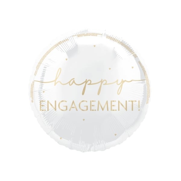 Unique Party Happy Engagement Foil Balloon