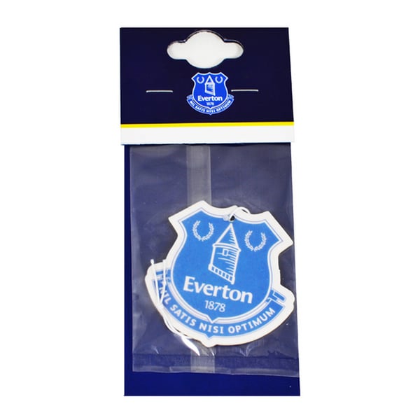Everton FC:n virallinen jalkapalloseuran logolla varustettu auton ilmanraikastin