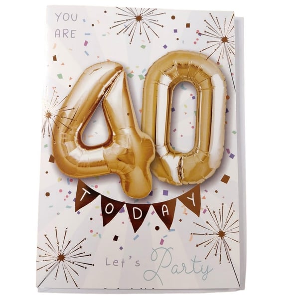 Sensations 40 Today Foil Balloon
