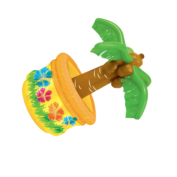 Unique Party Palm Tree Inflatable Drinks Cooler