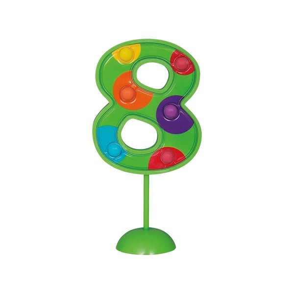 Unique Party Number 8 Flashing Cake Topper (Batteries Included)