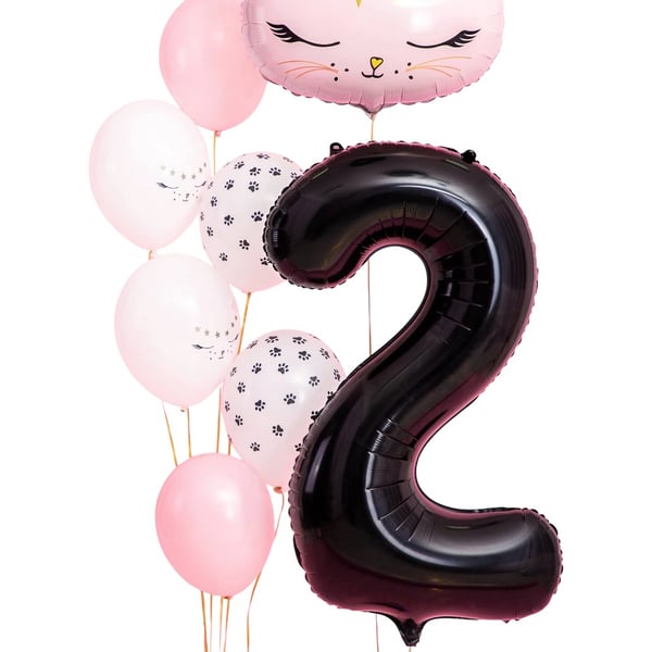 Unique Party Number 2 Foil Balloon