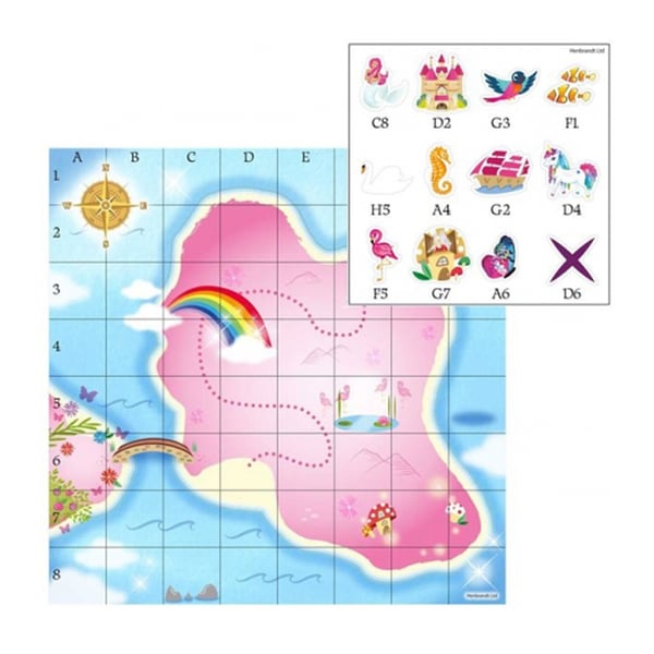 Fairytale Land Treasure Map Party Game