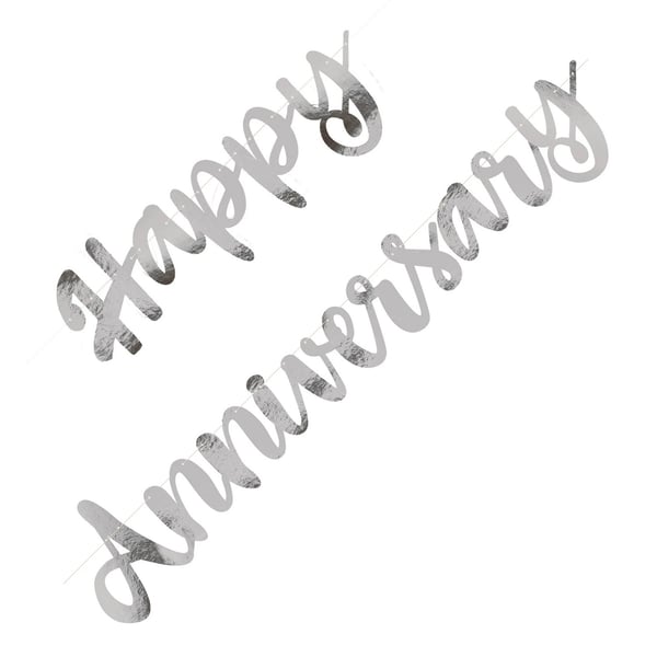 Unique Party Letters Anniversary Banner