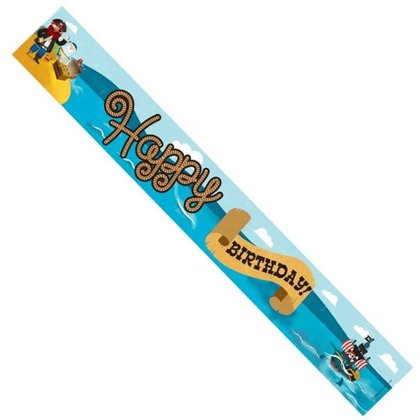 Apac Foil Pirate Happy Birthday Banner