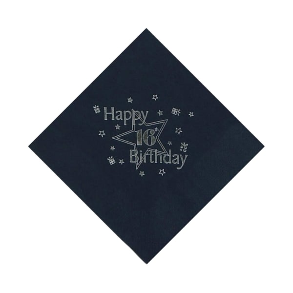 Celebration Station 16th Birthday Napkin