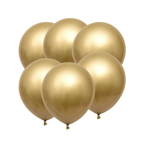 Unique Party Latex Balloons (Pack of 6)