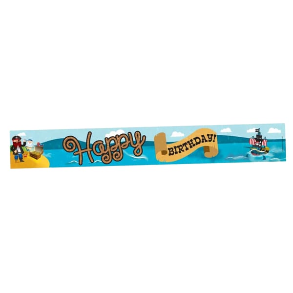 Apac Foil Pirate Happy Birthday Banner