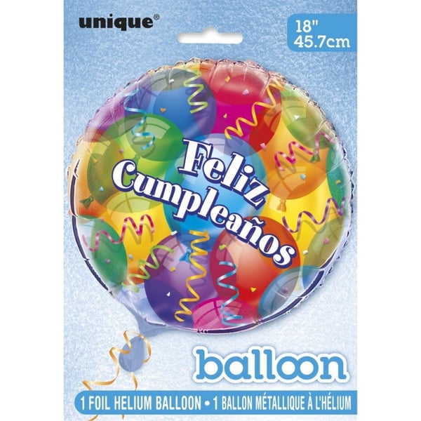 Unique Party Feliz Cumpleanos Balloon