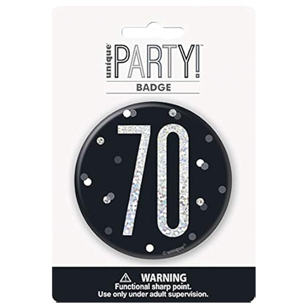 Unique Party Prismaattinen 70-vuotismerkki