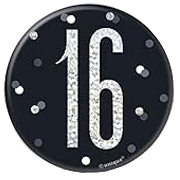 Unique Party Prismatic 16th Birthday Badge