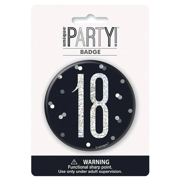 Unique Party Prismatic 18-vuotismerkki