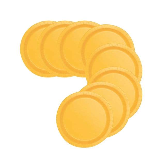 Unique Party Round Dessert Plate (Pack of 20)