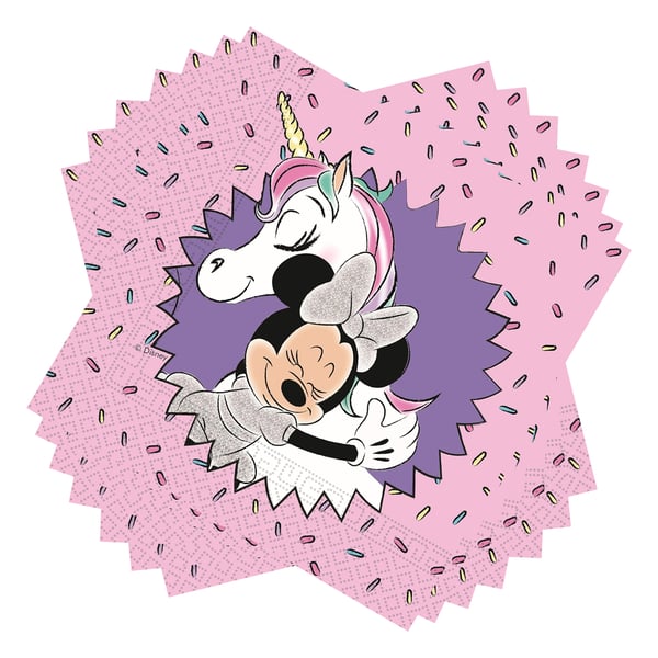 Disney Unicorn Minnie Mouse Napkins (Pack of 20)
