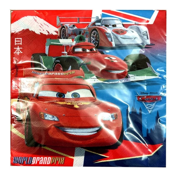 Bilar 2 Pappersservetter (20-pack)